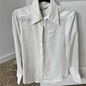 Zara Elegant Ivory Women’s Dress Shirt